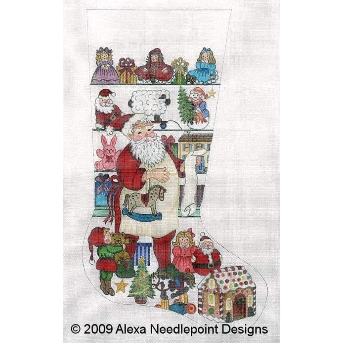 Alexa Needlepoint Stocking 7233