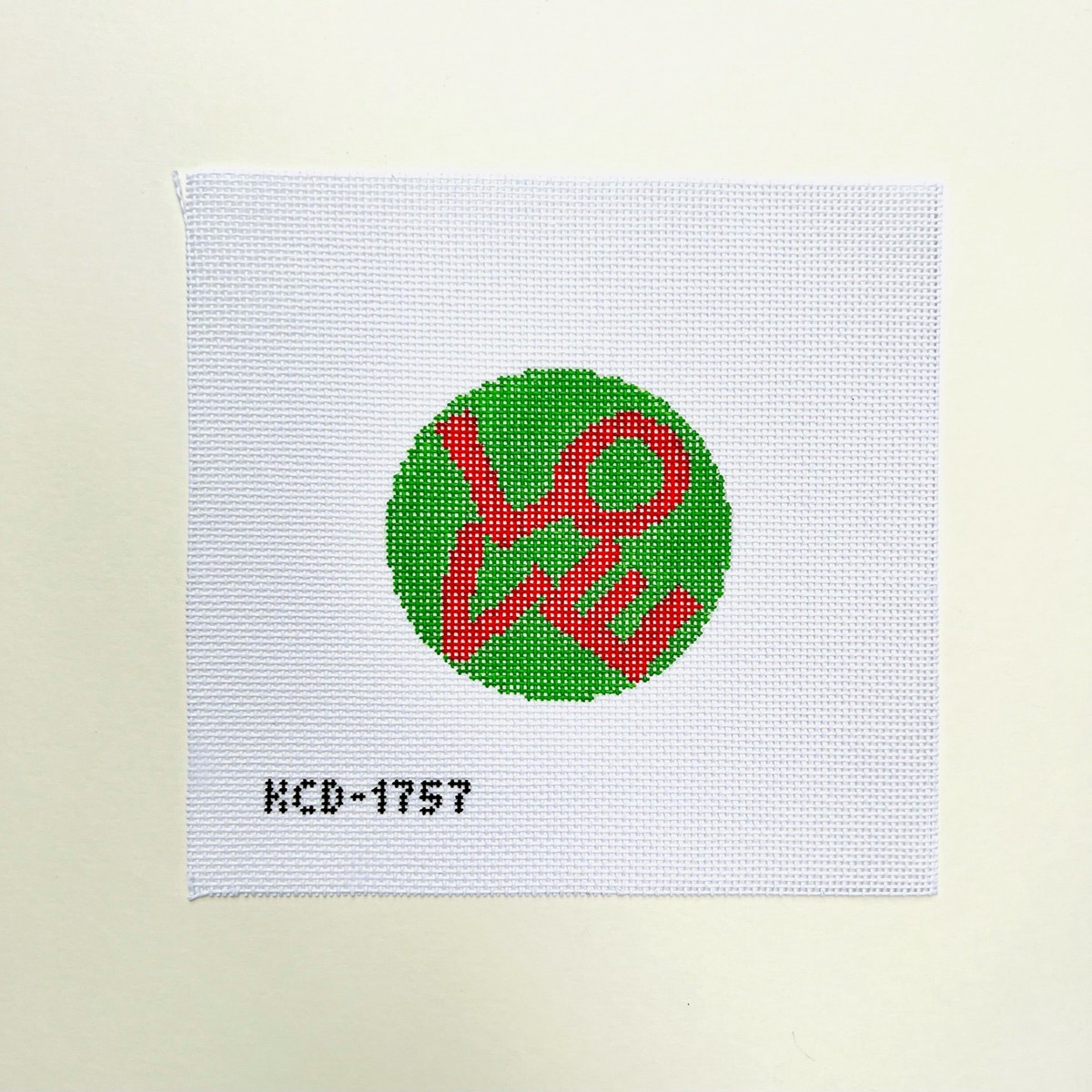 Lovevolve Red and Green Round Canvas