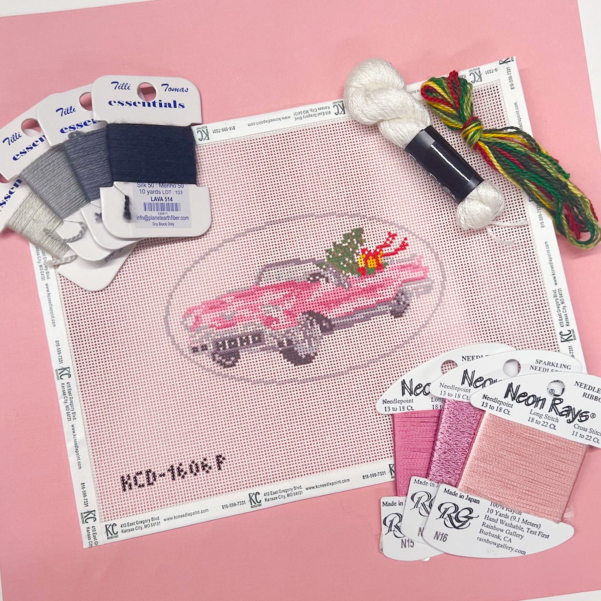 Pink Christmas Cadillac Kit