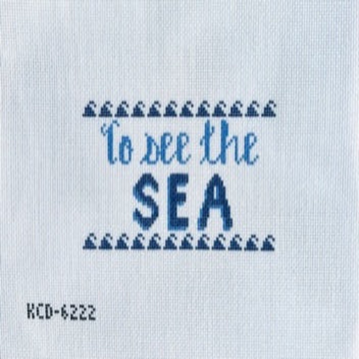To See the Sea Eyeglass Case Insert Canvas