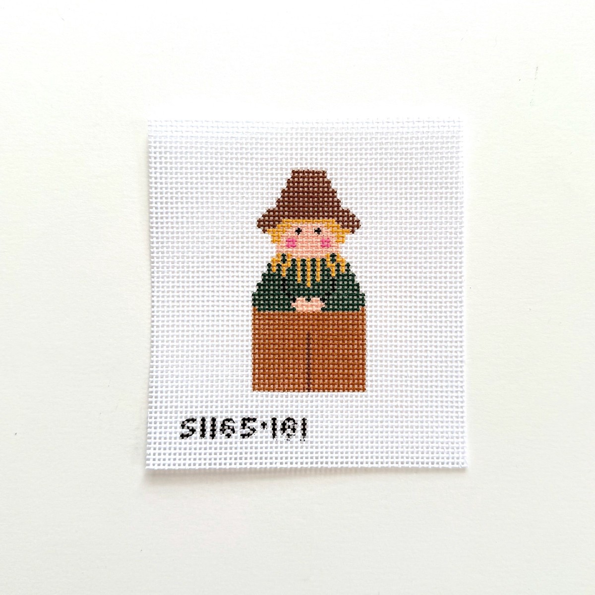 Scarecrow Angel Needlepoint Canvas