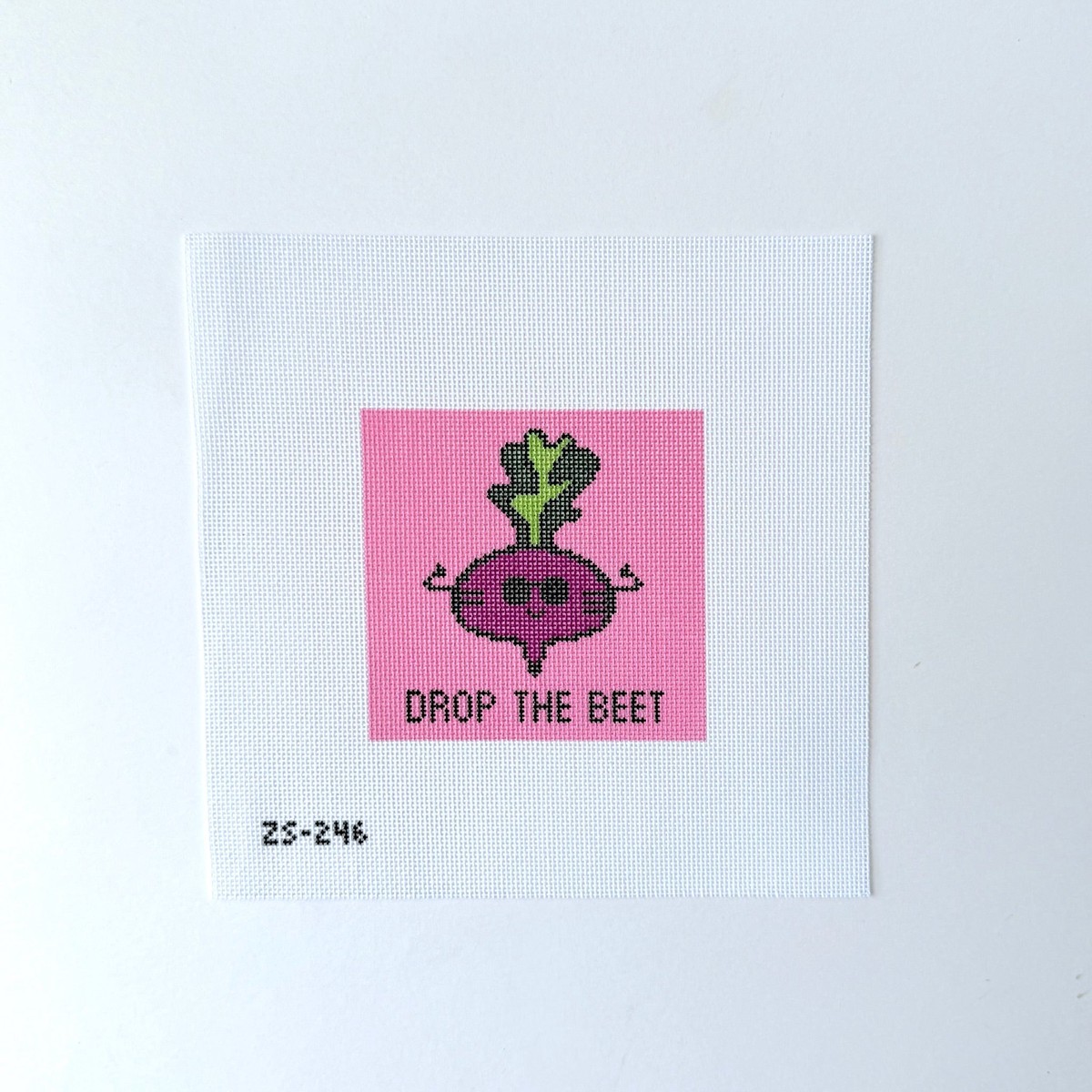 Drop the Beet Needlepoint Canvas