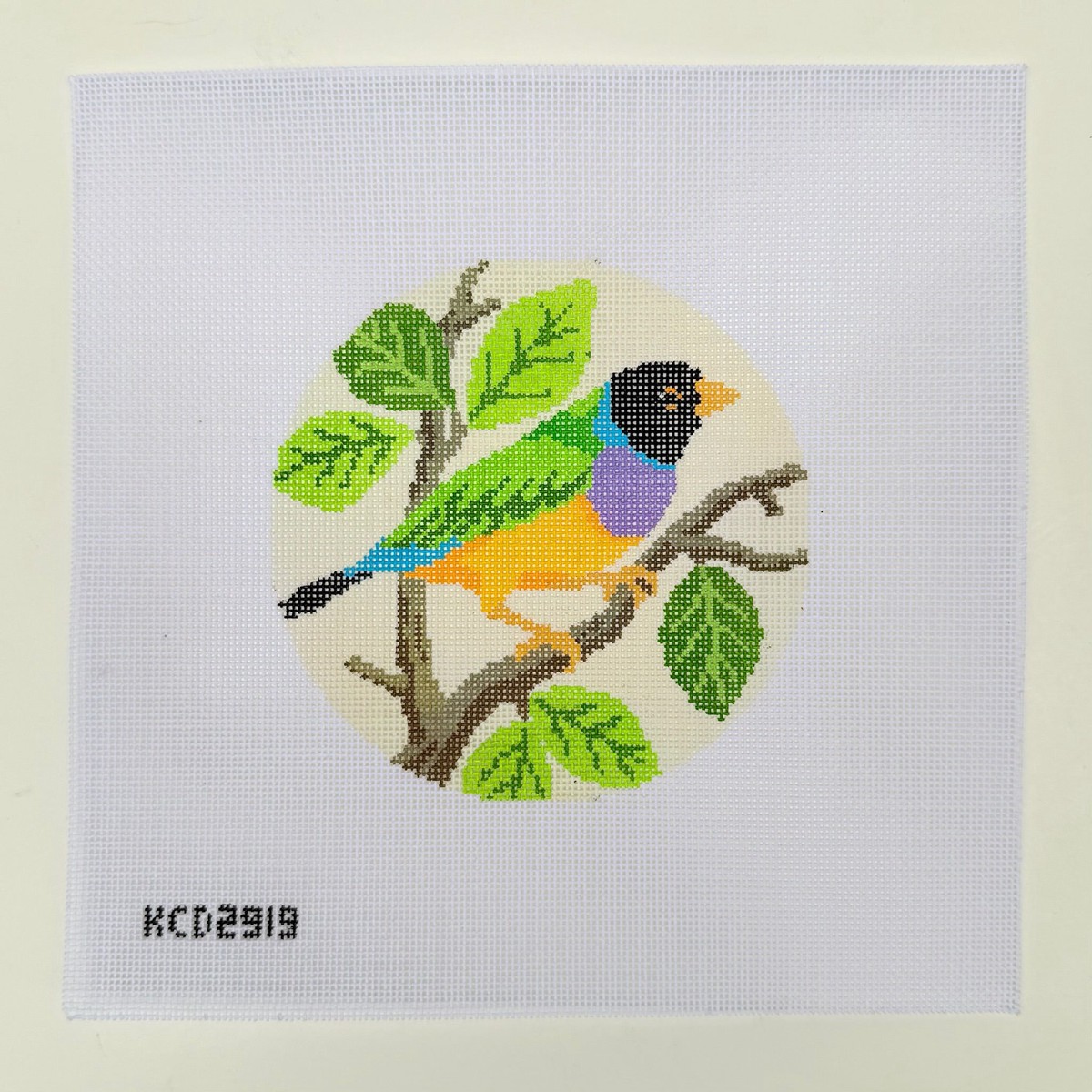 Gouldrian Finch Needlepoint Canvas