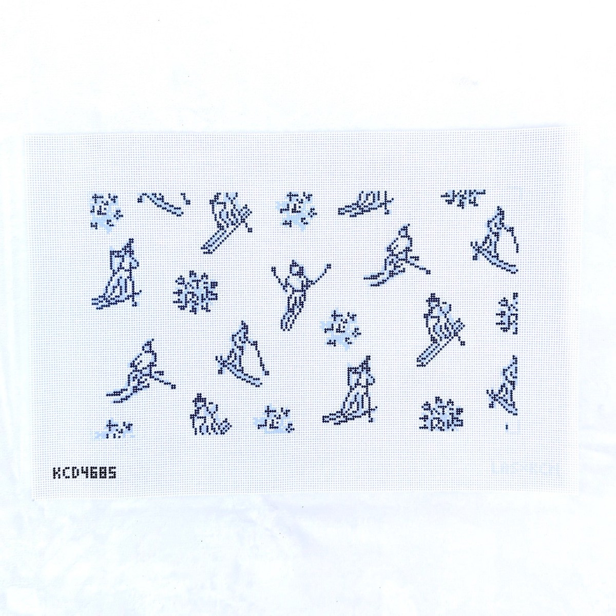 Apres Ski Bolster Pillow Needlepoint Canvas