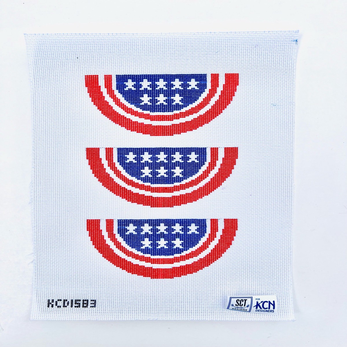 4th of July Bunting Trio Canvas