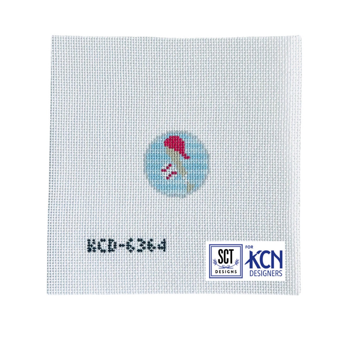 Baseball Key Fob Insert Canvas