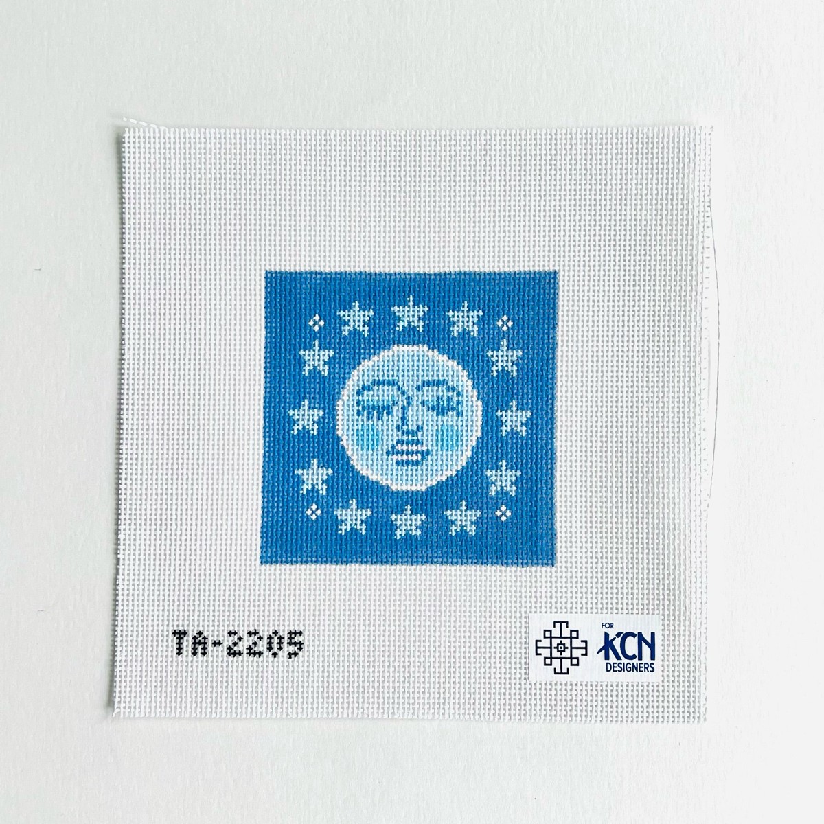 Moon Navy Square Canvas