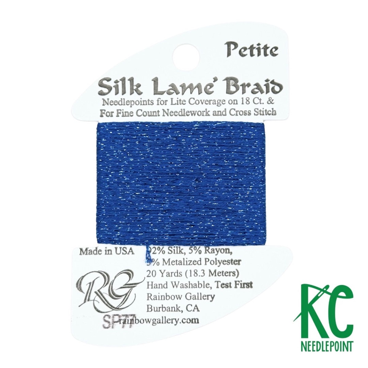 Petite Silk Lam Braid SP77 Royal Blue
