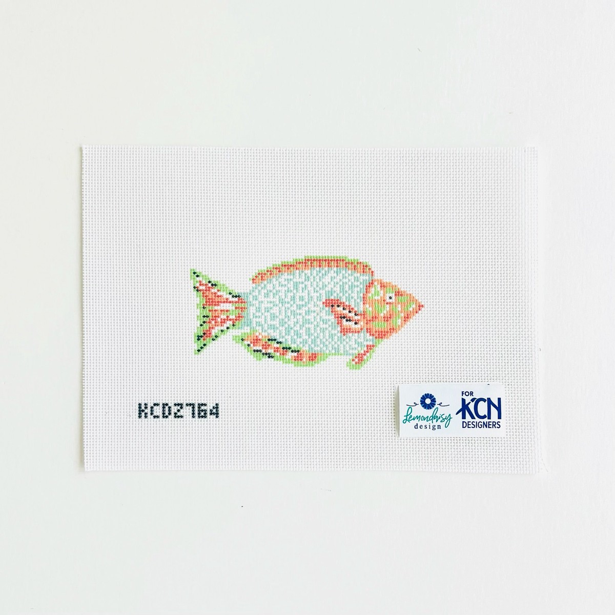 Green and Orange Parrotfish Canvas