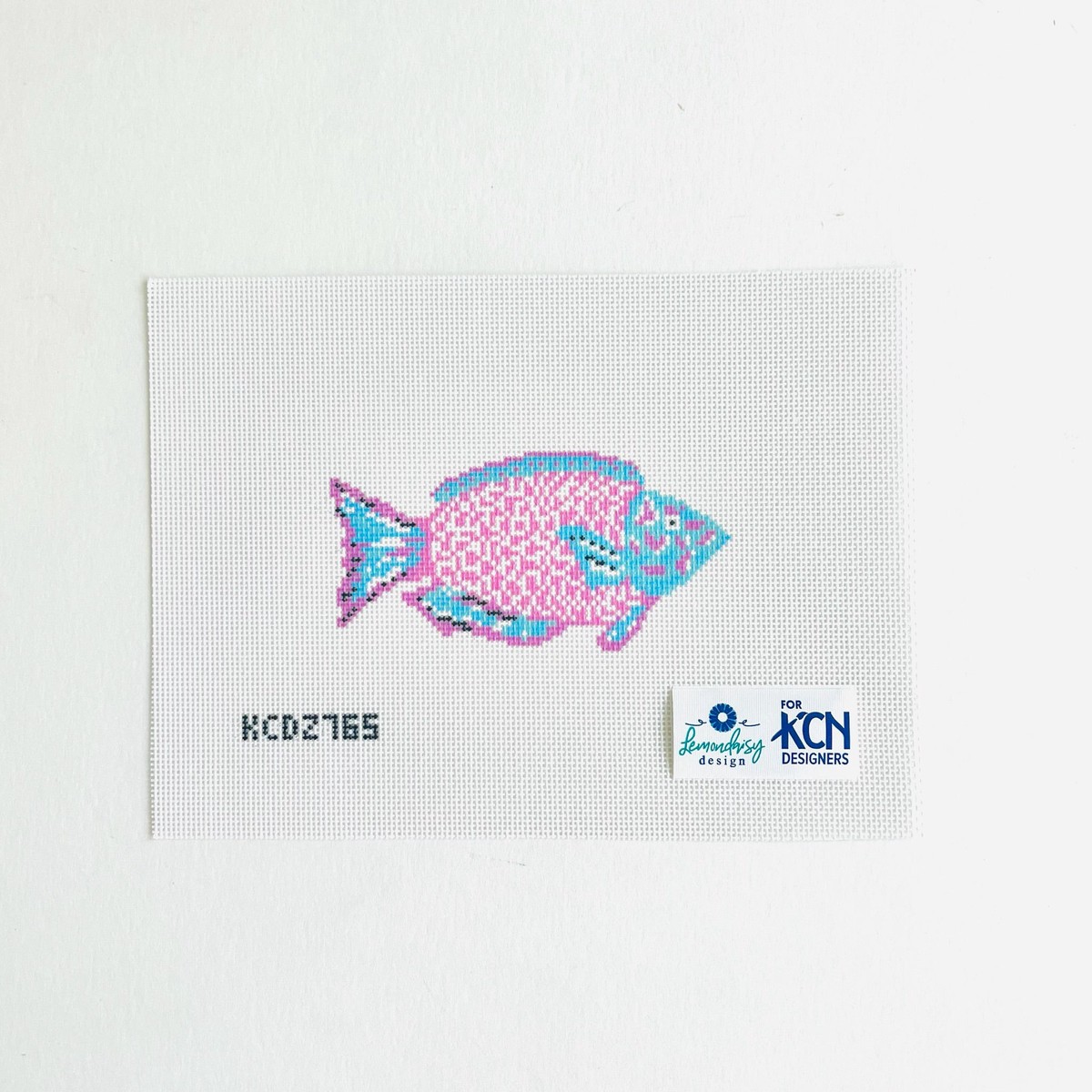 Pink and Turquoise Parrotfish Canvas