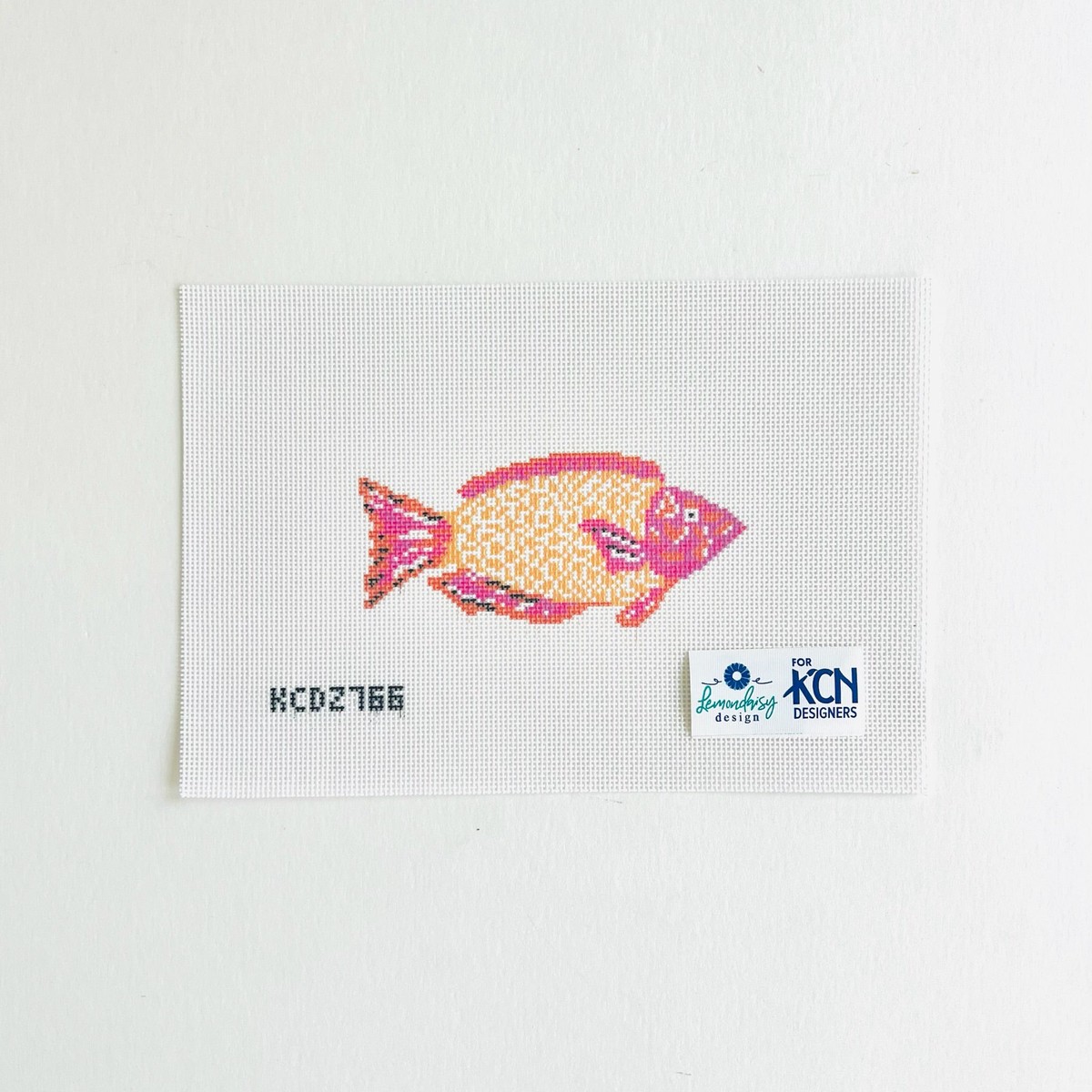 Purple and Orange Parrotfish Canvas