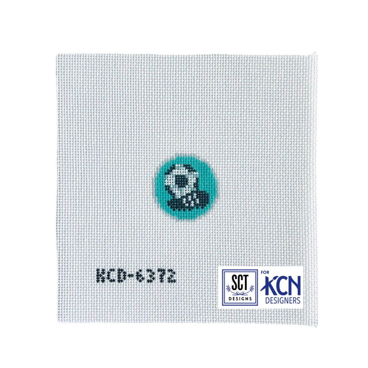 Soccer Ball Key Fob Insert Canvas