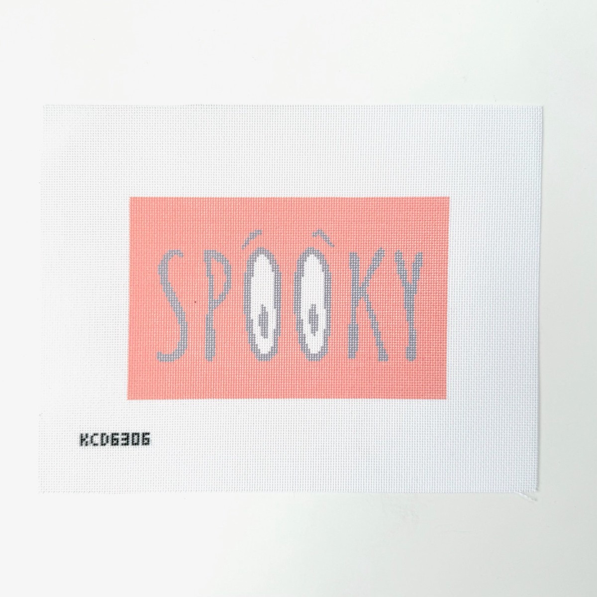 Spooky Acrylic Purse Insert Needlepoint Canvas