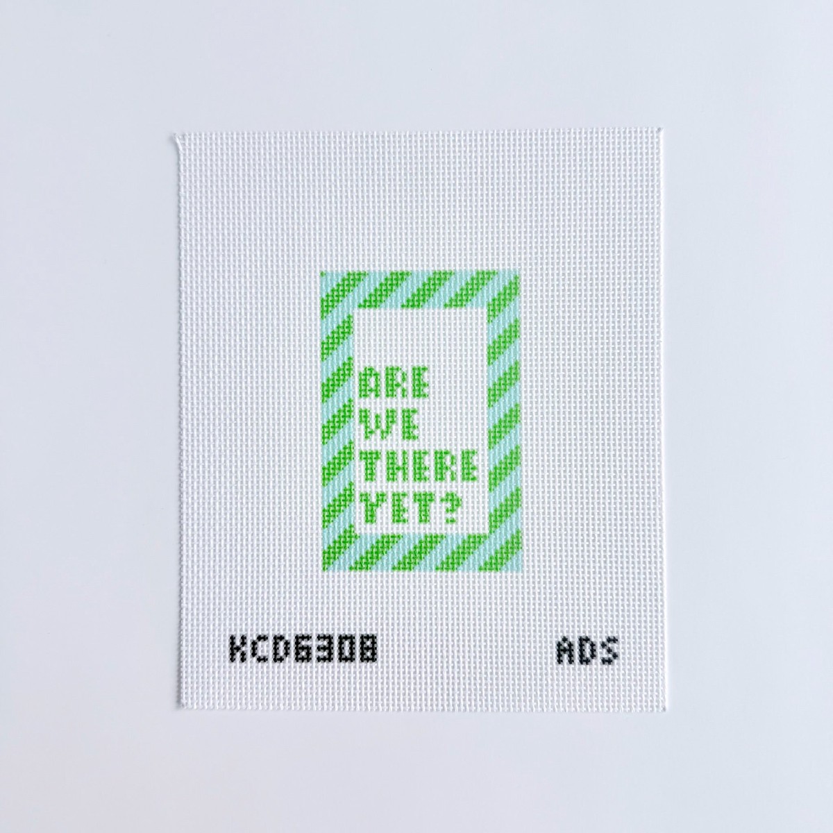 Are We There Yet - Green Canvas