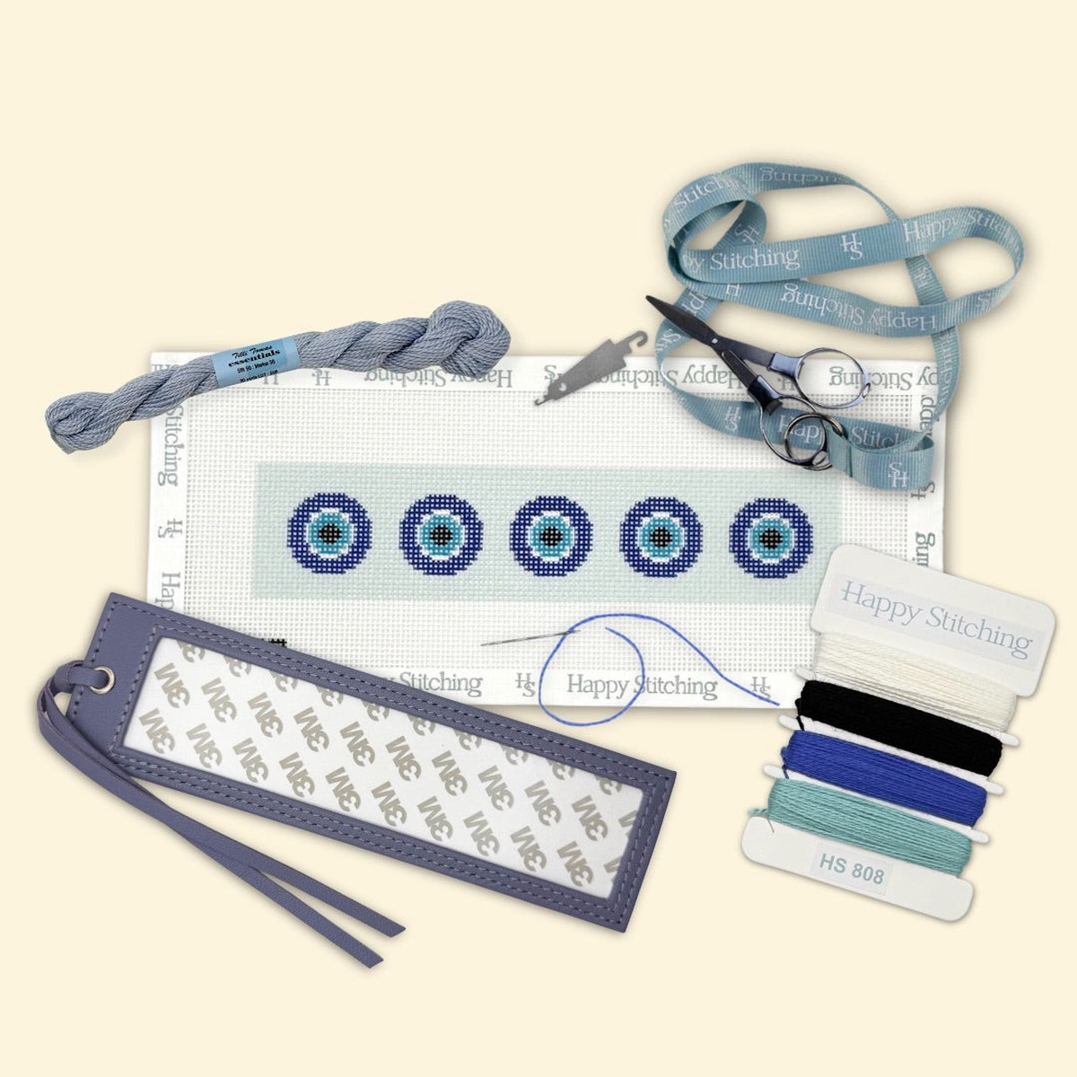 "Keeping Watch" Happy Stitching All-In-One Bookmark Kit