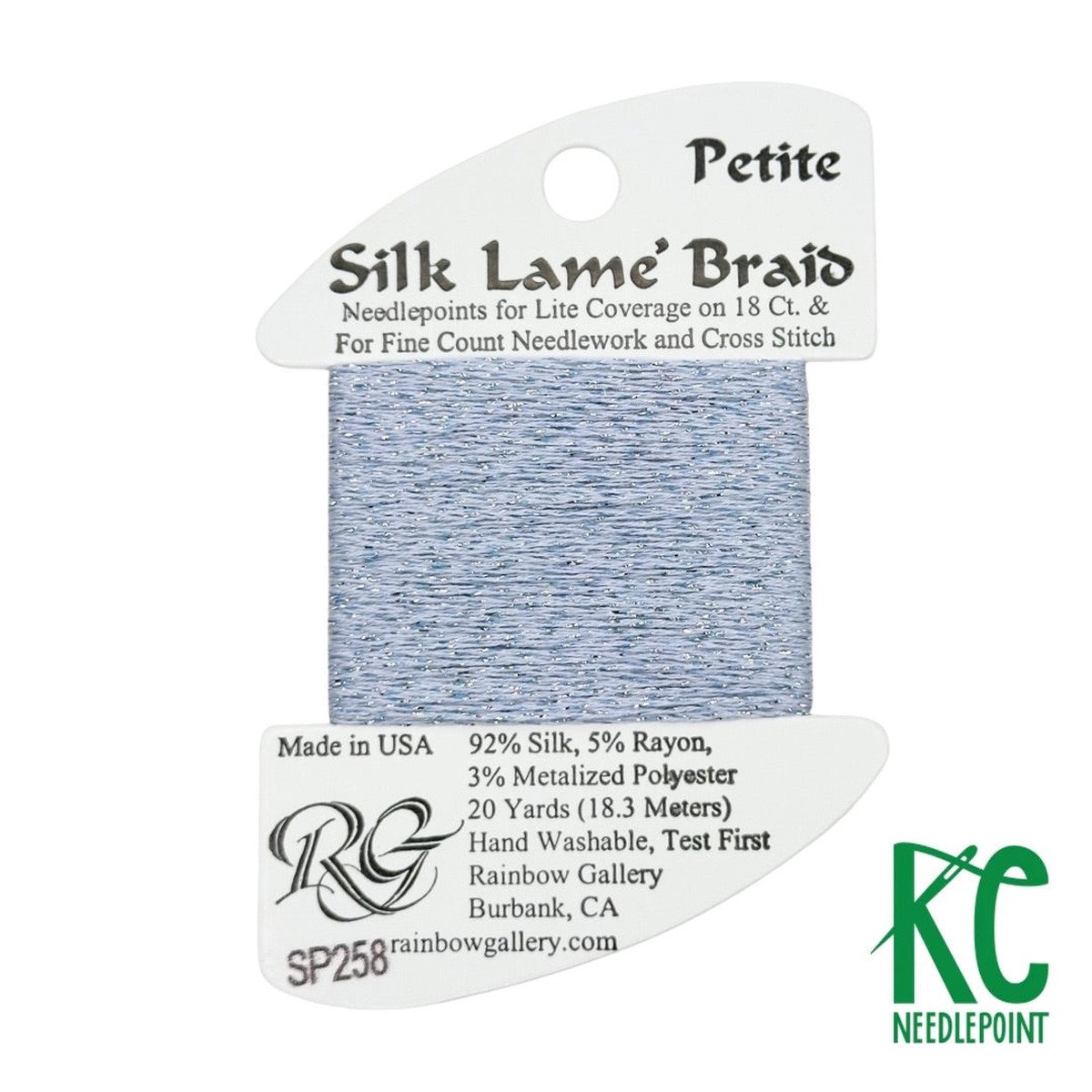 Petite Silk Lam Braid SP258 Gentle Gray
