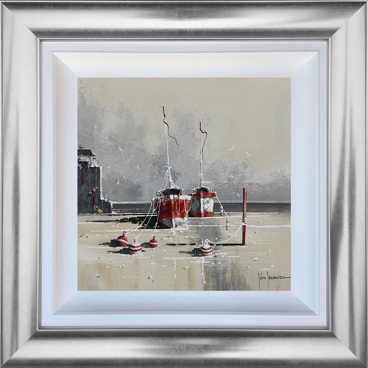 John Horsewell - 'Resting By The Breaker' - Framed Original Artwork