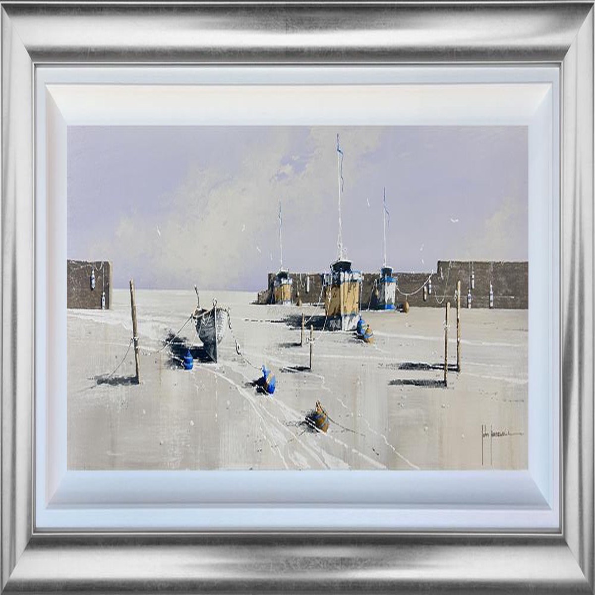 John Horsewell - 'The Quiet Stretch' - Framed Original Artwork