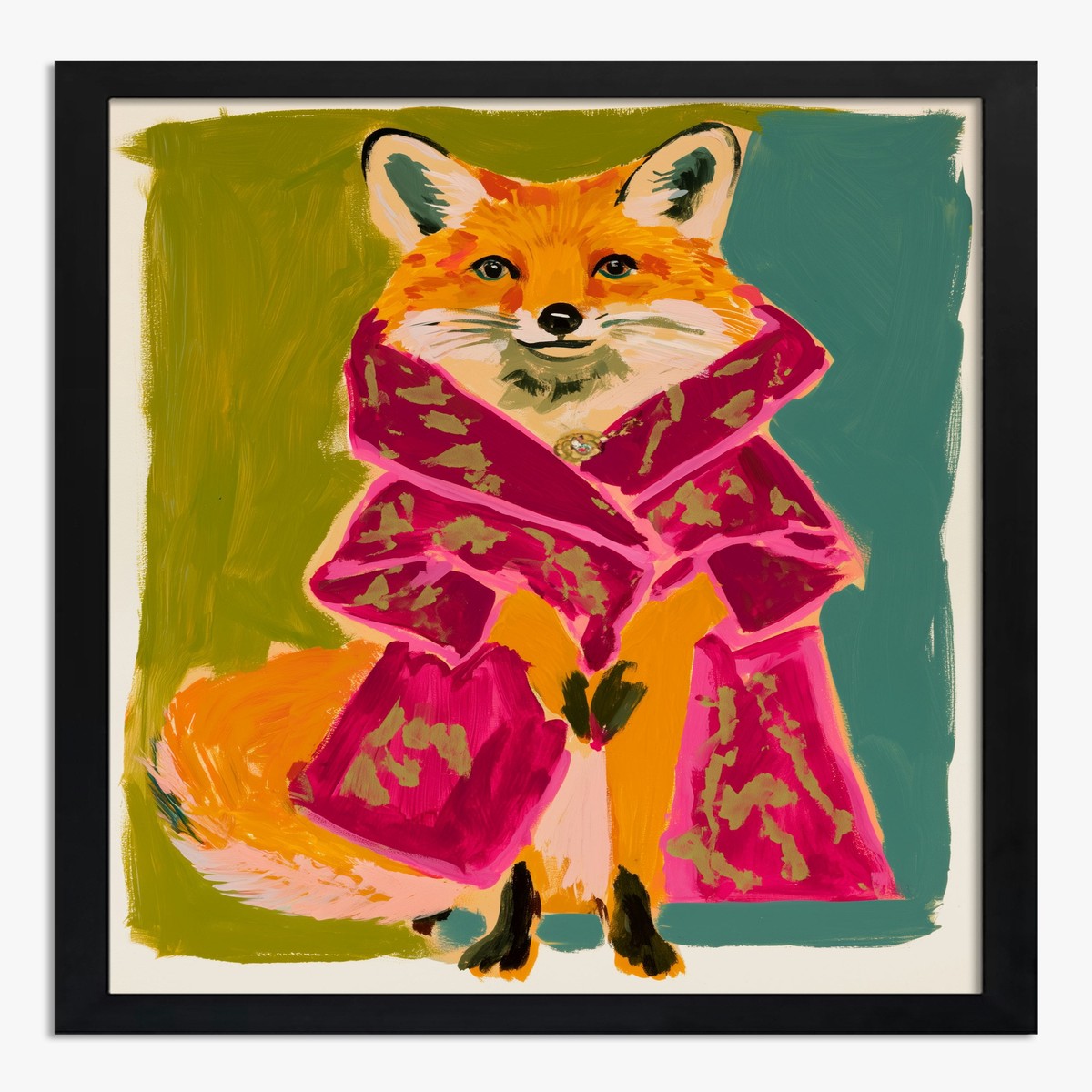 The Fox in the Pink Coat Art Print